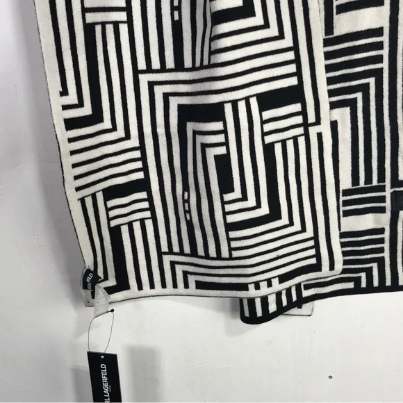Karl Lagerfeld Art Deco Scarf, Size 72